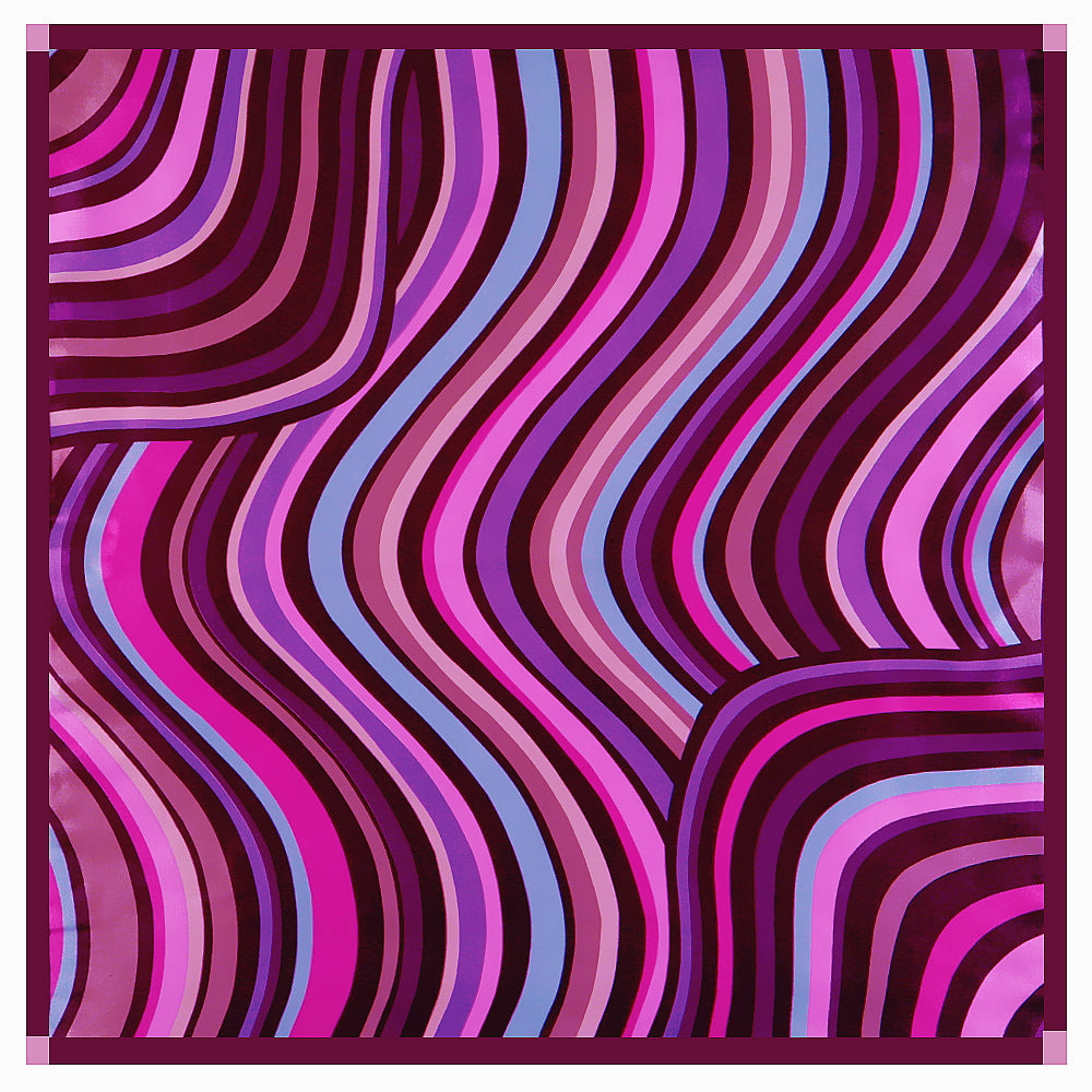 60cm spring new ladies professional mobile bank striped small square scarf small scarf scarf wholesale