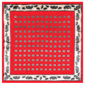 60cm European and American spring new fashion cashew flower ladies small square scarf small scarf scarf scarf wholesale