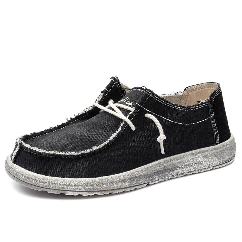 8803 Men's Cloth Shoes Breathable Widened Fat Foot Wide Foot Shoes Men's Fat Foot Wide Fat Casual Shoes Plus Size Canvas Shoes