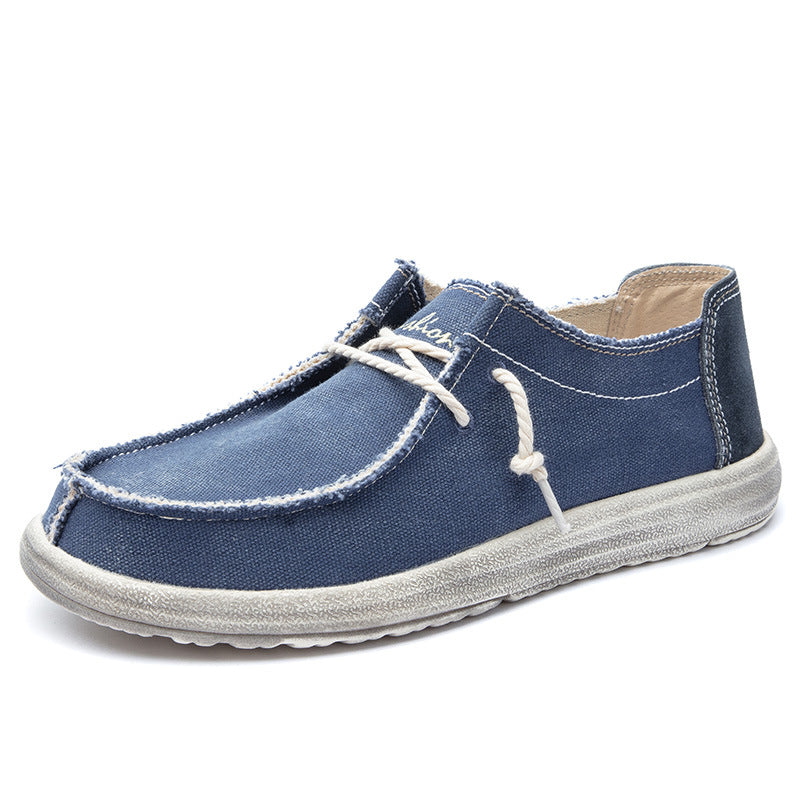 8803 Men's Cloth Shoes Breathable Widened Fat Foot Wide Foot Shoes Men's Fat Foot Wide Fat Casual Shoes Plus Size Canvas Shoes