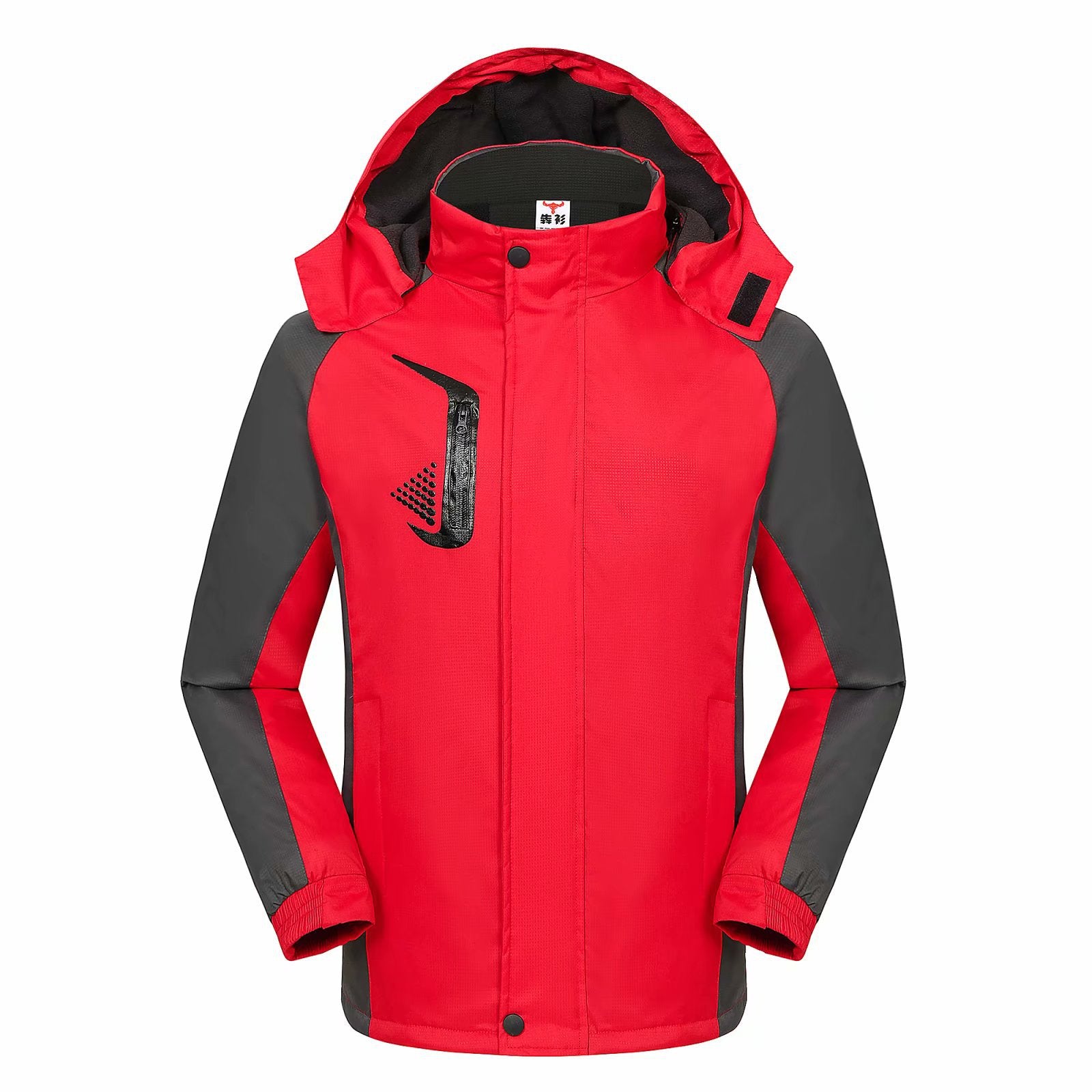 Velvet Thickeneded Jacket with Custom Printed Logo, Corporate Work Clothes, Windproof and Waterproof Warm Jacket, Advertising Shirt