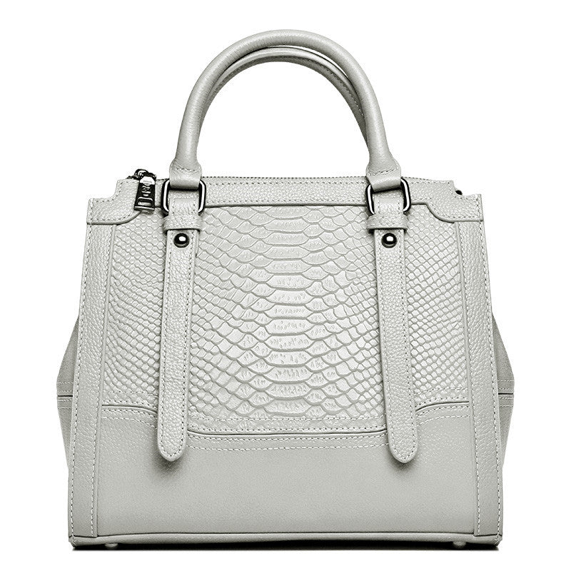 Bags for Women 2024 New Fashion Genuine Leather Crossbody Bag Women's Crocodile Pattern Handheld Shoulder Bag European and American Dropshipping