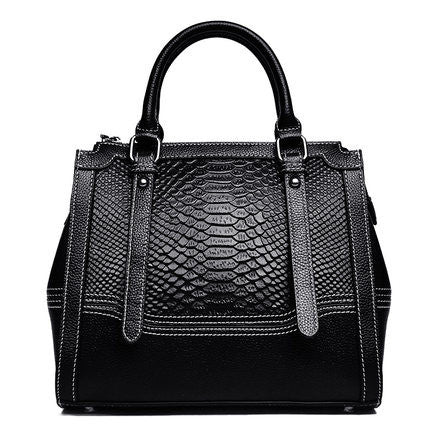Bags for Women 2024 New Fashion Genuine Leather Crossbody Bag Women's Crocodile Pattern Handheld Shoulder Bag European and American Dropshipping
