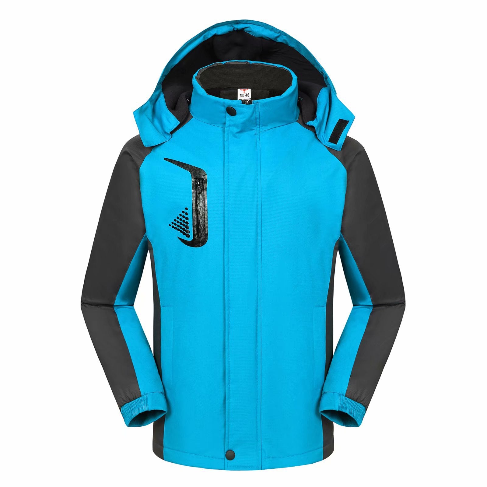 Velvet Thickeneded Jacket with Custom Printed Logo, Corporate Work Clothes, Windproof and Waterproof Warm Jacket, Advertising Shirt