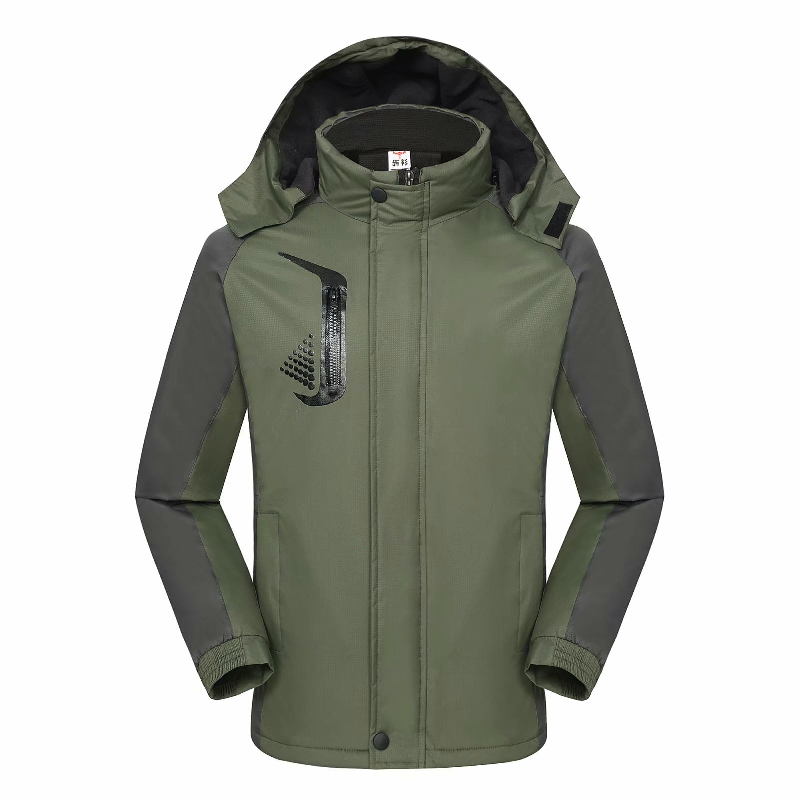 Velvet Thickeneded Jacket with Custom Printed Logo, Corporate Work Clothes, Windproof and Waterproof Warm Jacket, Advertising Shirt
