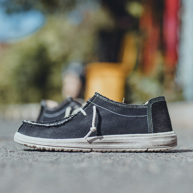 8803 Men's Cloth Shoes Breathable Widened Fat Foot Wide Foot Shoes Men's Fat Foot Wide Fat Casual Shoes Plus Size Canvas Shoes