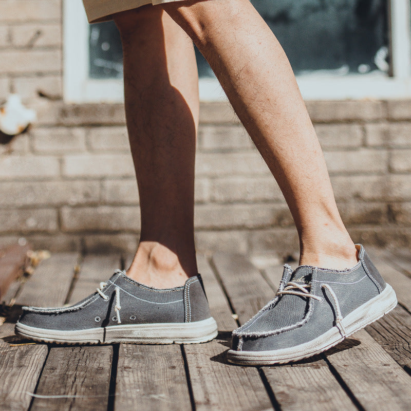 8803 Men's Cloth Shoes Breathable Widened Fat Foot Wide Foot Shoes Men's Fat Foot Wide Fat Casual Shoes Plus Size Canvas Shoes