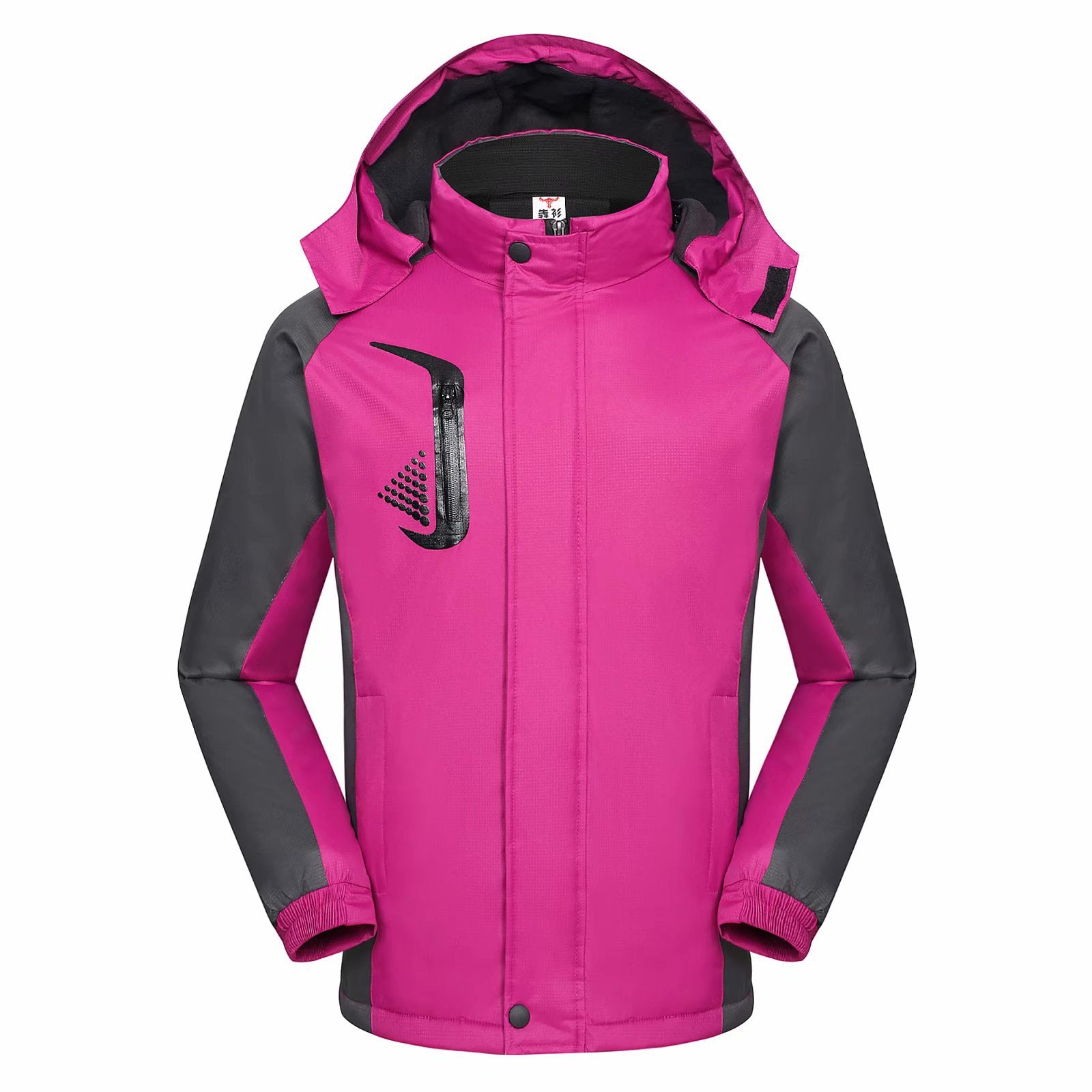 Velvet Thickeneded Jacket with Custom Printed Logo, Corporate Work Clothes, Windproof and Waterproof Warm Jacket, Advertising Shirt