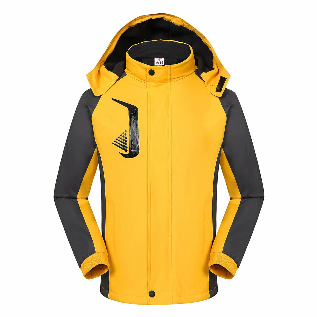 Velvet Thickeneded Jacket with Custom Printed Logo, Corporate Work Clothes, Windproof and Waterproof Warm Jacket, Advertising Shirt
