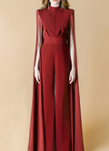 Banquet dress host party cocktail party president domineering Queen fan dress European and American temperament dignified atmosphere
