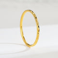 European and American Hot Titanium Steel Full Diamond Zircon Ring 18k Rose Gold Index Finger Couple Ring Ins Simple Trendy Jewelry for Women