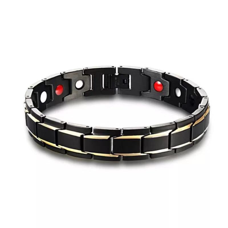 Temu Cross-Border Detachable Magnetic Bracelet European and American Fashion Unisex Couple Magnetic Bracelet Adjustable Watch Chain