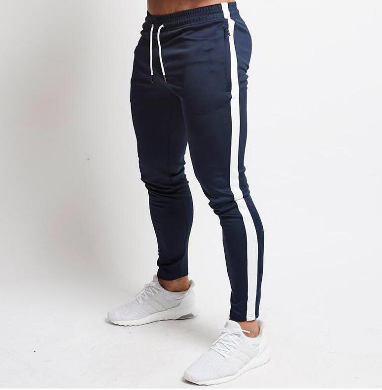 New Cross-Border Men's Outdoor Sports Casual Slim-Fit Gym Pants Men's Long Pants with Tapered Cuffs