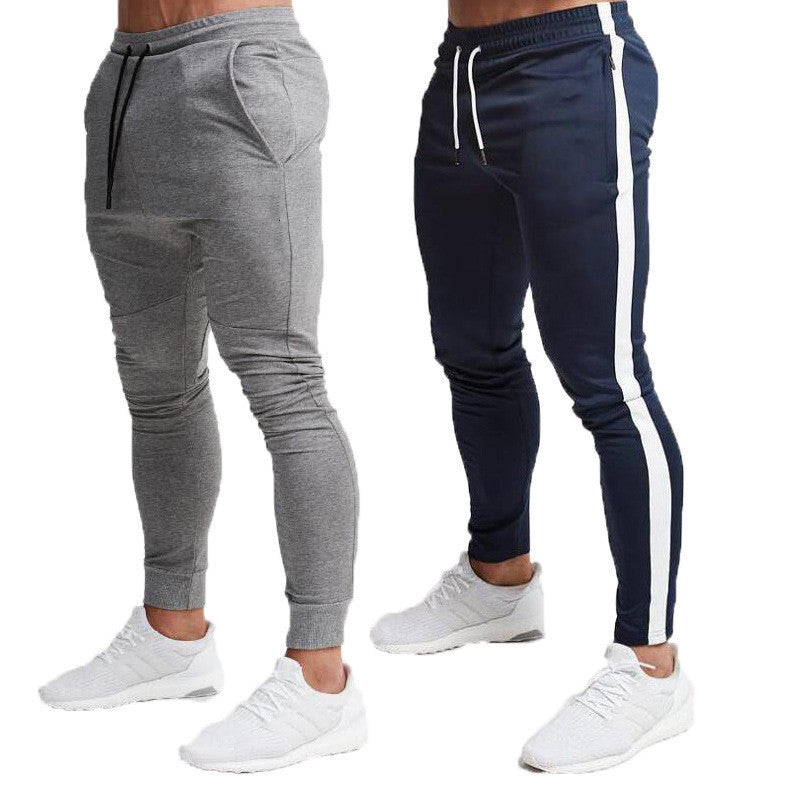 New Cross-Border Men's Outdoor Sports Casual Slim-Fit Gym Pants Men's Long Pants with Tapered Cuffs