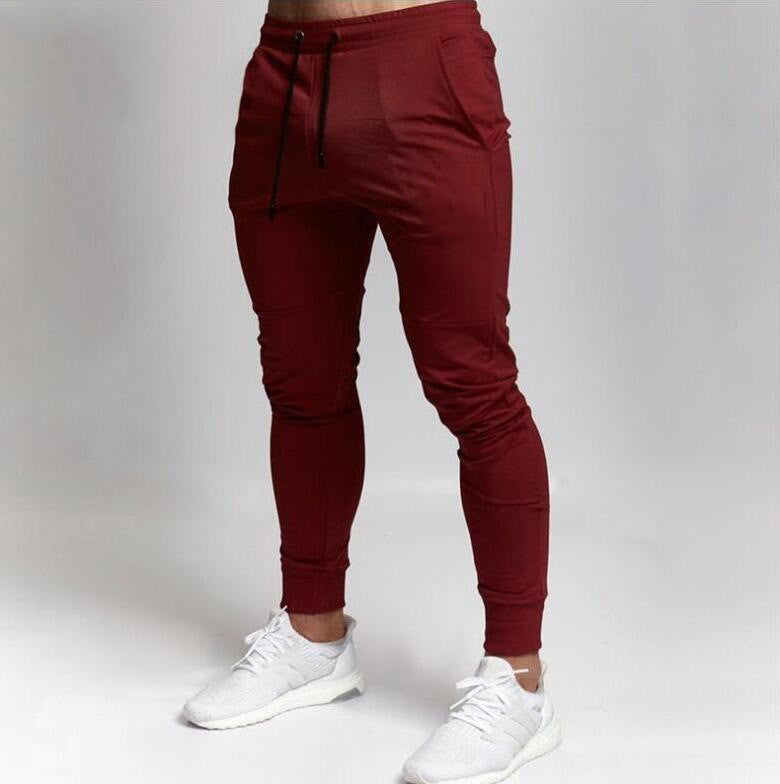 New Cross-Border Men's Outdoor Sports Casual Slim-Fit Gym Pants Men's Long Pants with Tapered Cuffs