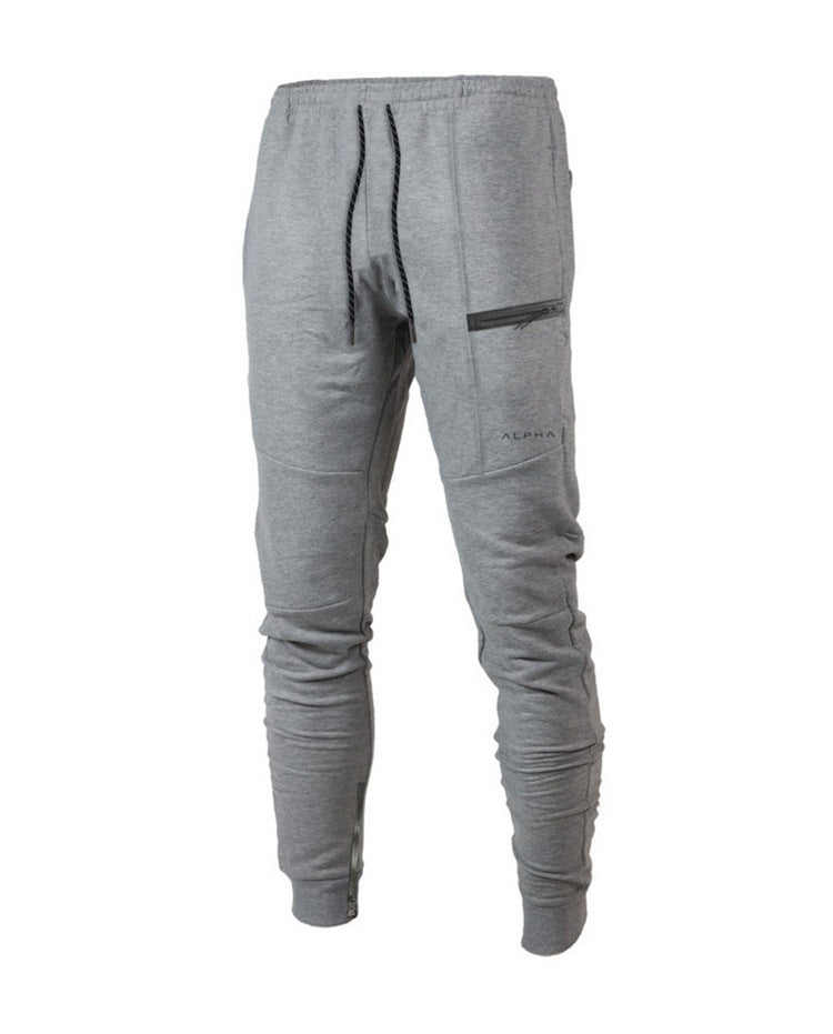 Muscle Fitness Brothers Training Breathable Leggings Men's Sports Casual Pants Running Basketball Slim-Fit Cotton Trousers