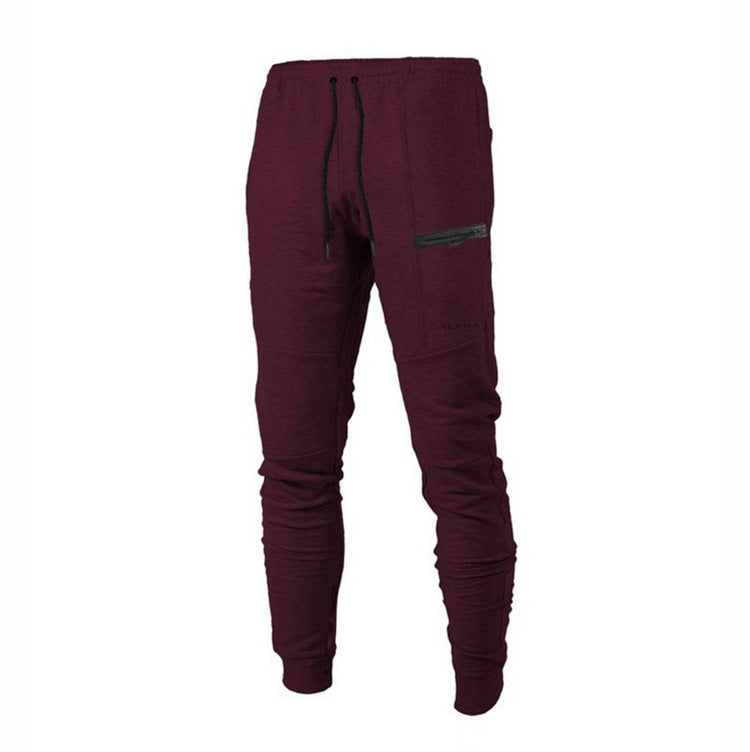 Muscle Fitness Brothers Training Breathable Leggings Men's Sports Casual Pants Running Basketball Slim-Fit Cotton Trousers