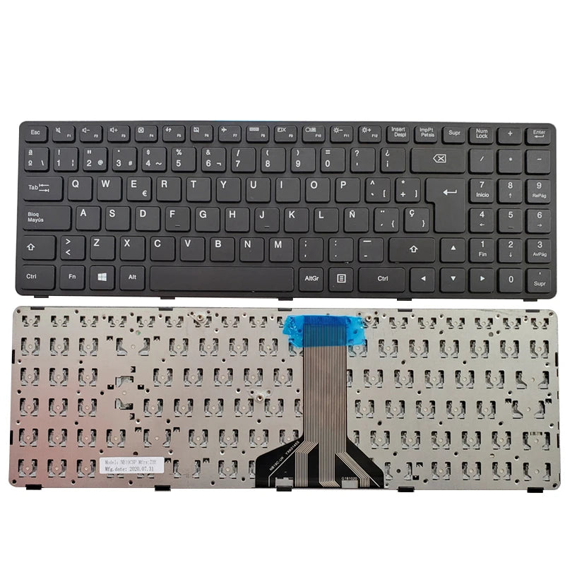 SP/FR Laptop Keyboard For Lenovo TIANYI/Ideapad 100-15 IBD 100-15IBD 100-15ibd B50-50 SP Laptop Keyboard black