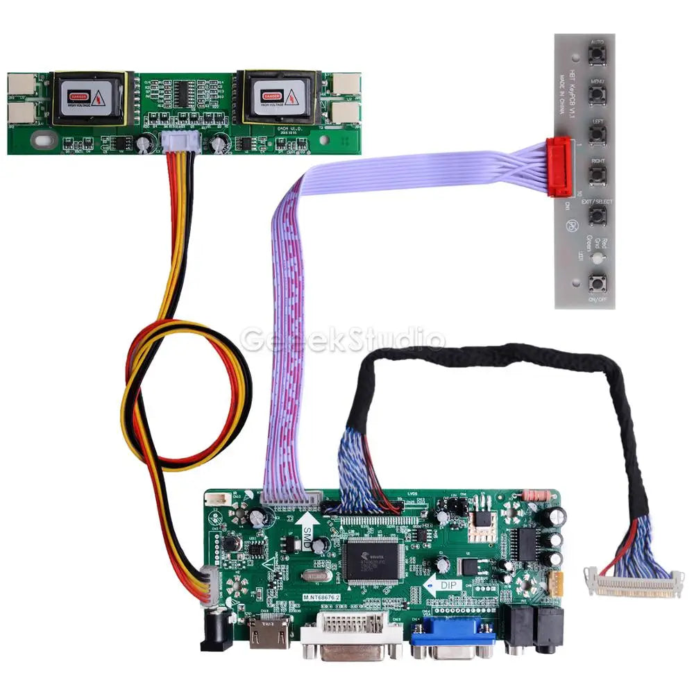HDMI VGA DVI Arcade Audio Input LCD M170E Controller Driver Board For Arcade1Up Street Fighter Machine