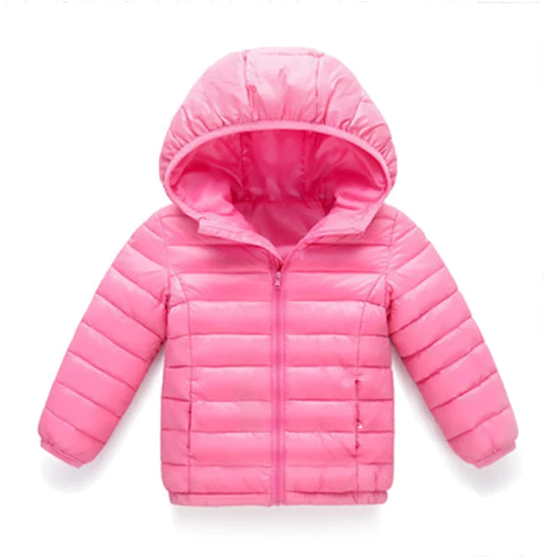 2-12 Years Autumn Winter Kids Down Jackets For Girls Children Clothes Warm Down Coats For Boys Toddler Girls Outerwear Clothes