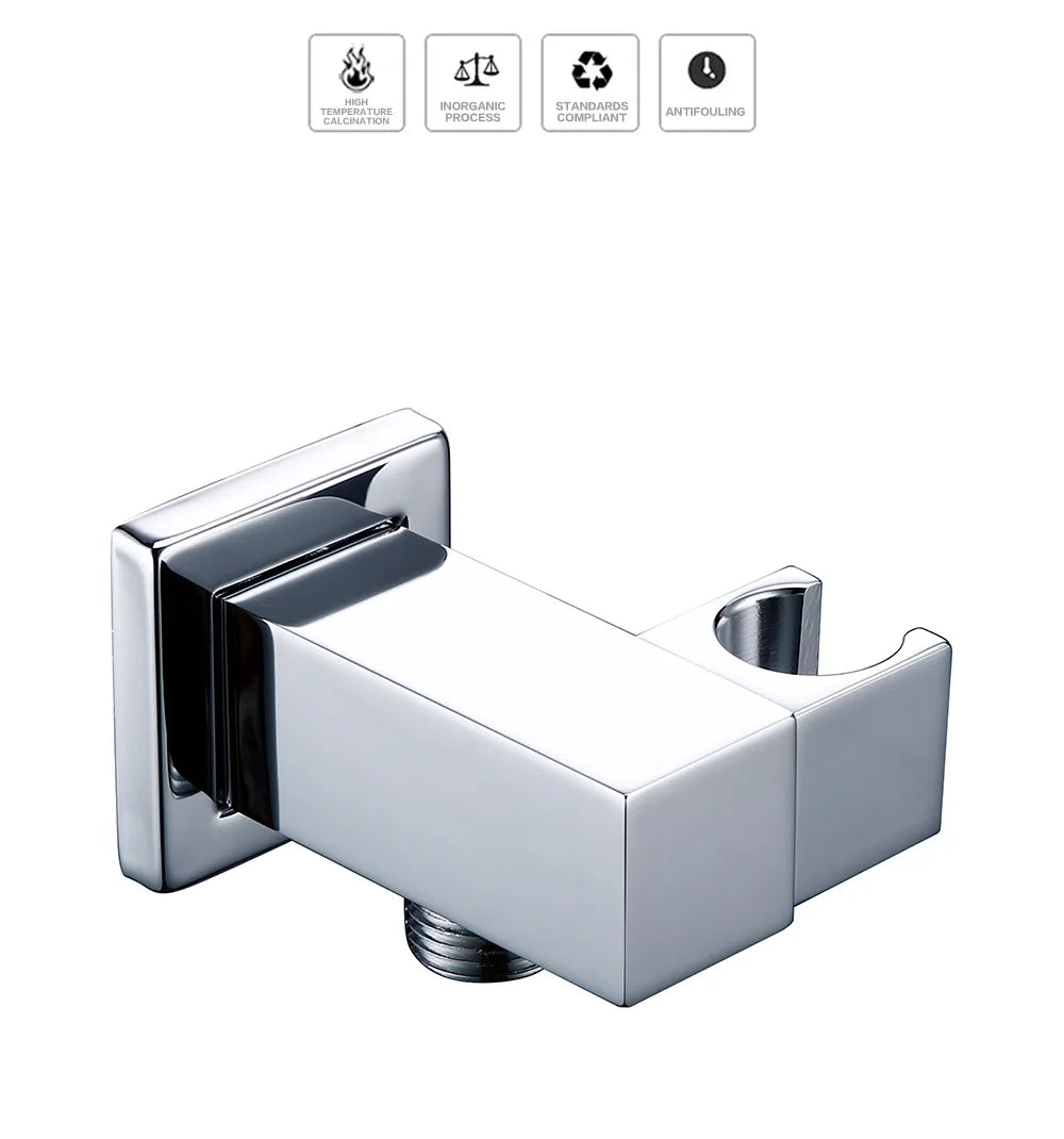 Bagnolux Factory Copper Bathroom Faucet Replacement Parts Square Shower Holder Chrome And Gold Shower Handle Bracket