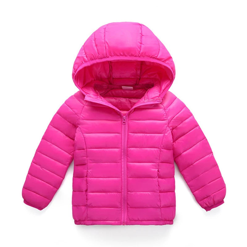 2-12 Years Autumn Winter Kids Down Jackets For Girls Children Clothes Warm Down Coats For Boys Toddler Girls Outerwear Clothes