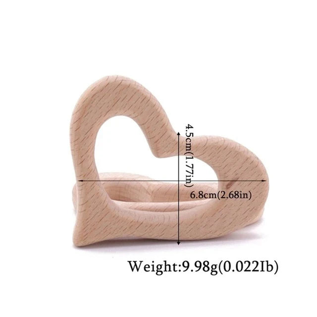 1pc Baby Teether Wooden Animal Pacifier Pendant BPA Free Beech Koala Rodent Teething Toys Kids Products Gifts