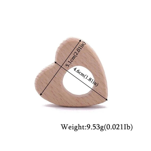 1pc Baby Teether Wooden Animal Pacifier Pendant BPA Free Beech Koala Rodent Teething Toys Kids Products Gifts