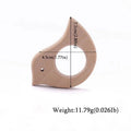 1pc Baby Teether Wooden Animal Pacifier Pendant BPA Free Beech Koala Rodent Teething Toys Kids Products Gifts