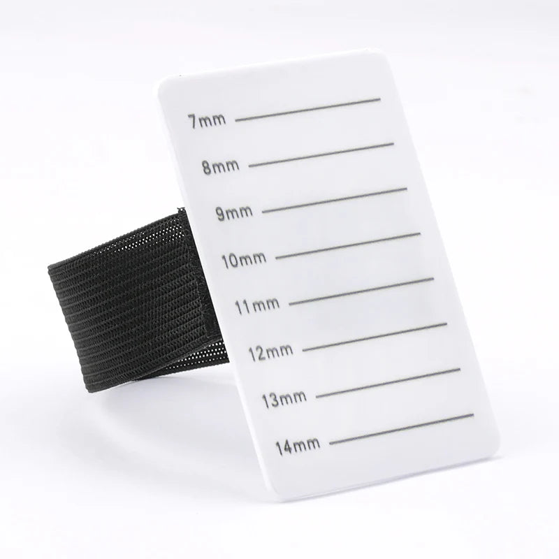 Acrylic Lashes Holder Pad Individual Eyelash Tablet with Bandage 7-14mm/8-15mm Eyelash Extensions Hand Plate Salon Makeup Tools