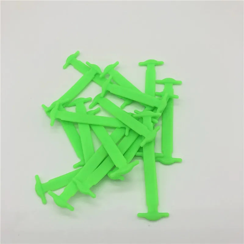 16Pcs Silicone Elastic Shoelaces Elastic Shoe Laces Special No Tie Shoelace for Men Women Lacing Rubber Shoelaces Accessories