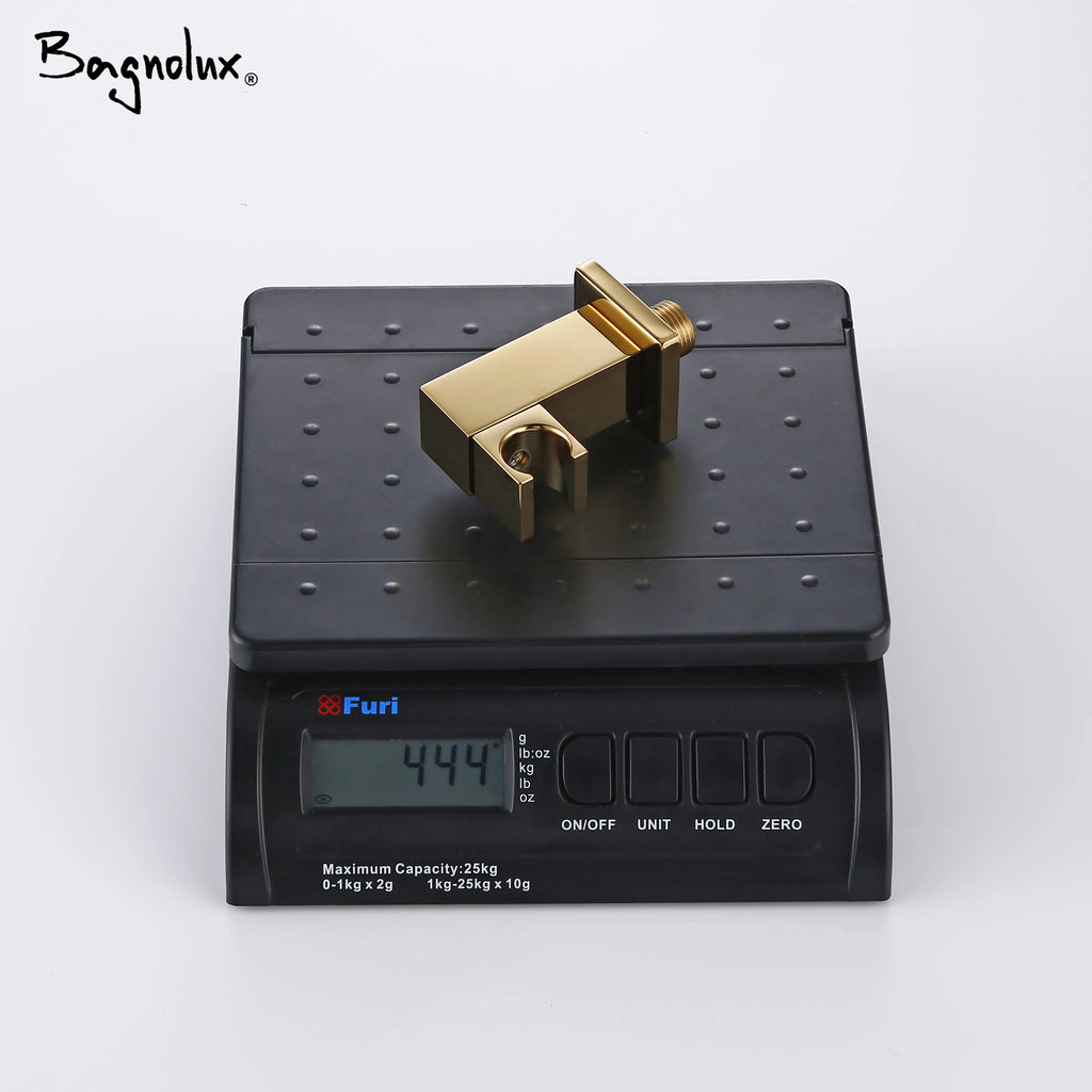 Bagnolux Factory Copper Bathroom Faucet Replacement Parts Square Shower Holder Chrome And Gold Shower Handle Bracket