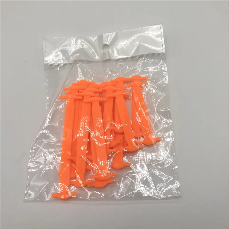 16Pcs Silicone Elastic Shoelaces Elastic Shoe Laces Special No Tie Shoelace for Men Women Lacing Rubber Shoelaces Accessories