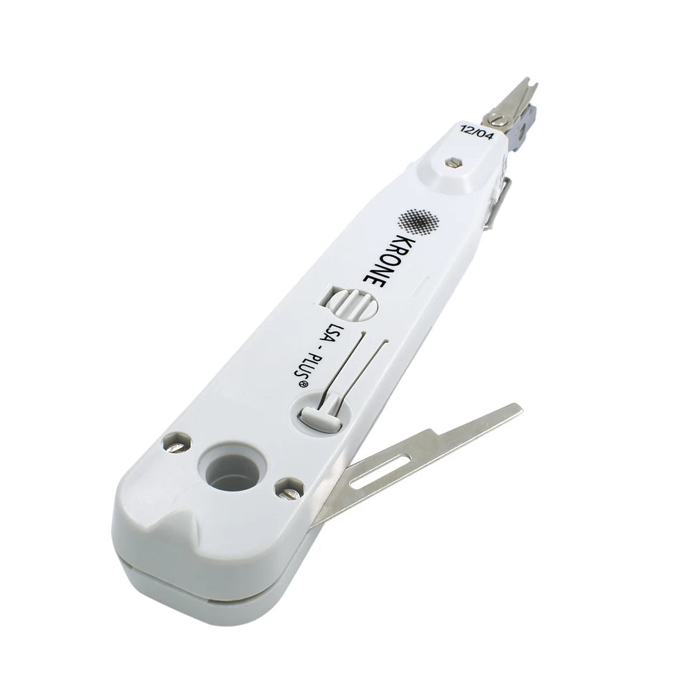 TISHRIC Original Network Tool Cable Crimper Krone Standard Type RJ45 Crimper RJ11 Punch Down LSA-Plus Wire Cable Network Tool