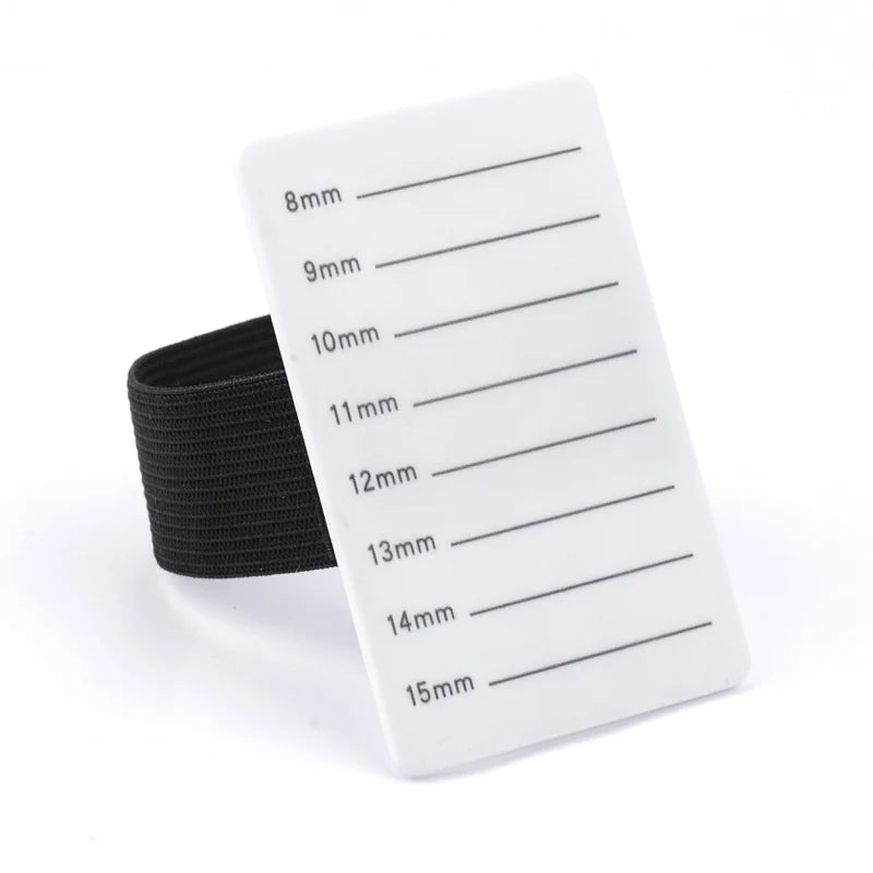 Acrylic Lashes Holder Pad Individual Eyelash Tablet with Bandage 7-14mm/8-15mm Eyelash Extensions Hand Plate Salon Makeup Tools