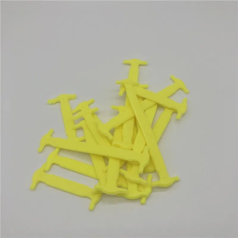 16Pcs Silicone Elastic Shoelaces Elastic Shoe Laces Special No Tie Shoelace for Men Women Lacing Rubber Shoelaces Accessories