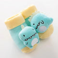 Cartoon Baby Anti-Slip Socks Shoes Newborn Infant Rattle Cute Autumn Boy Girl Floor First Walkers Booties Cotton Doll Warm Socks