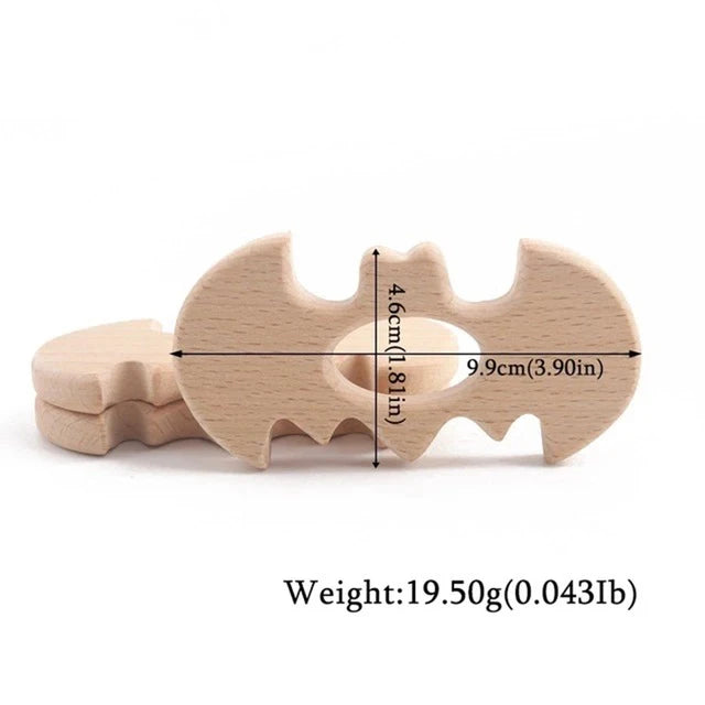 1pc Baby Teether Wooden Animal Pacifier Pendant BPA Free Beech Koala Rodent Teething Toys Kids Products Gifts