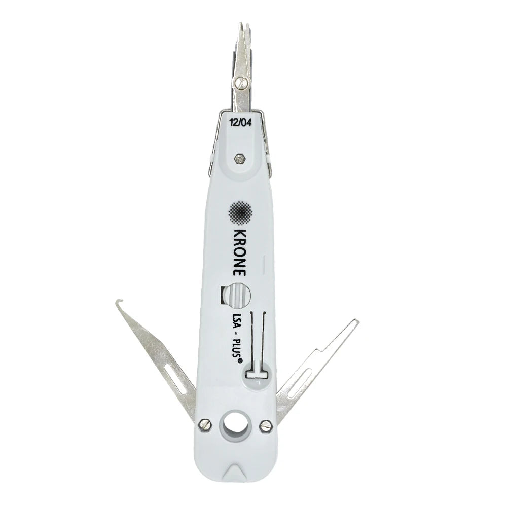 TISHRIC Original Network Tool Cable Crimper Krone Standard Type RJ45 Crimper RJ11 Punch Down LSA-Plus Wire Cable Network Tool