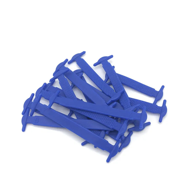 16Pcs Silicone Elastic Shoelaces Elastic Shoe Laces Special No Tie Shoelace for Men Women Lacing Rubber Shoelaces Accessories