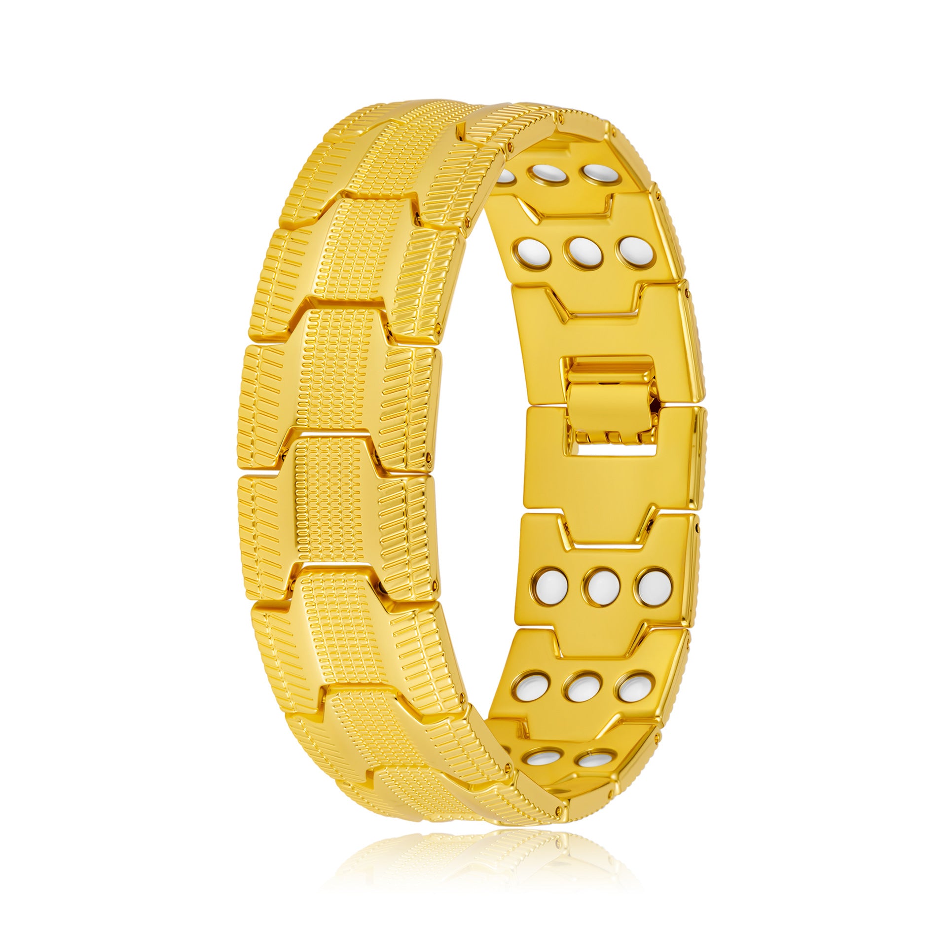 Temu Cross-Border Detachable Magnetic Bracelet European and American Fashion Unisex Couple Magnetic Bracelet Adjustable Watch Chain