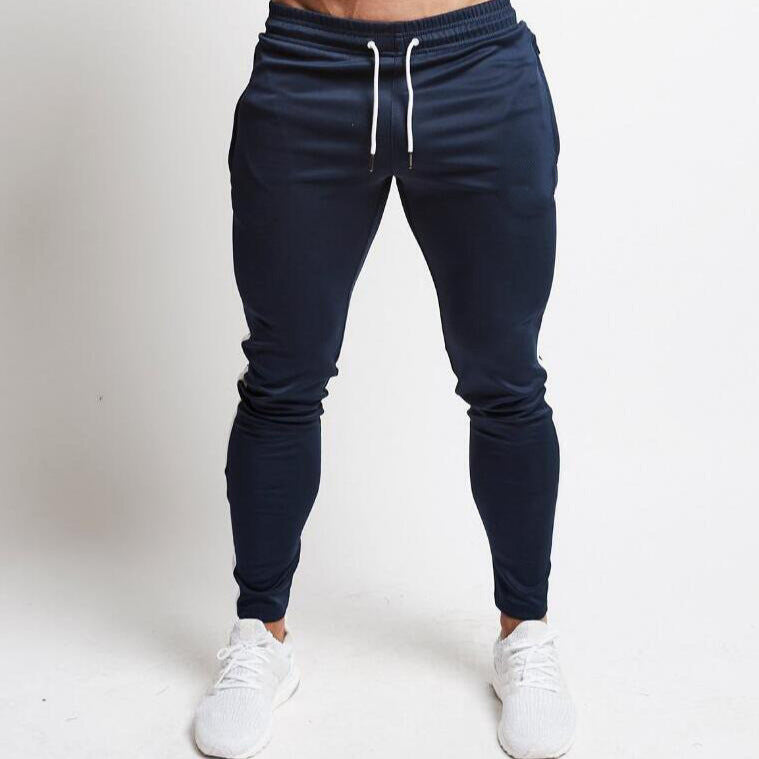 New Cross-Border Men's Outdoor Sports Casual Slim-Fit Gym Pants Men's Long Pants with Tapered Cuffs