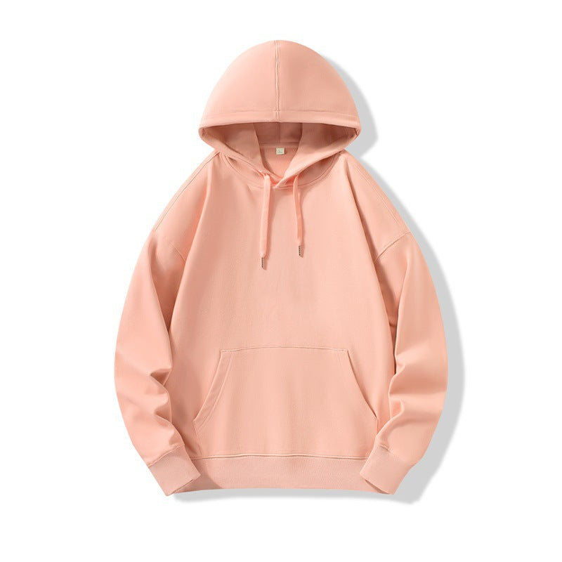 Hooded Sweater | Non-Deformable Pure Cotton Sweater Xinjiang Cotton Shoulder Pullover Autumn and Winter Solid Color ins Street Tide Hoodie