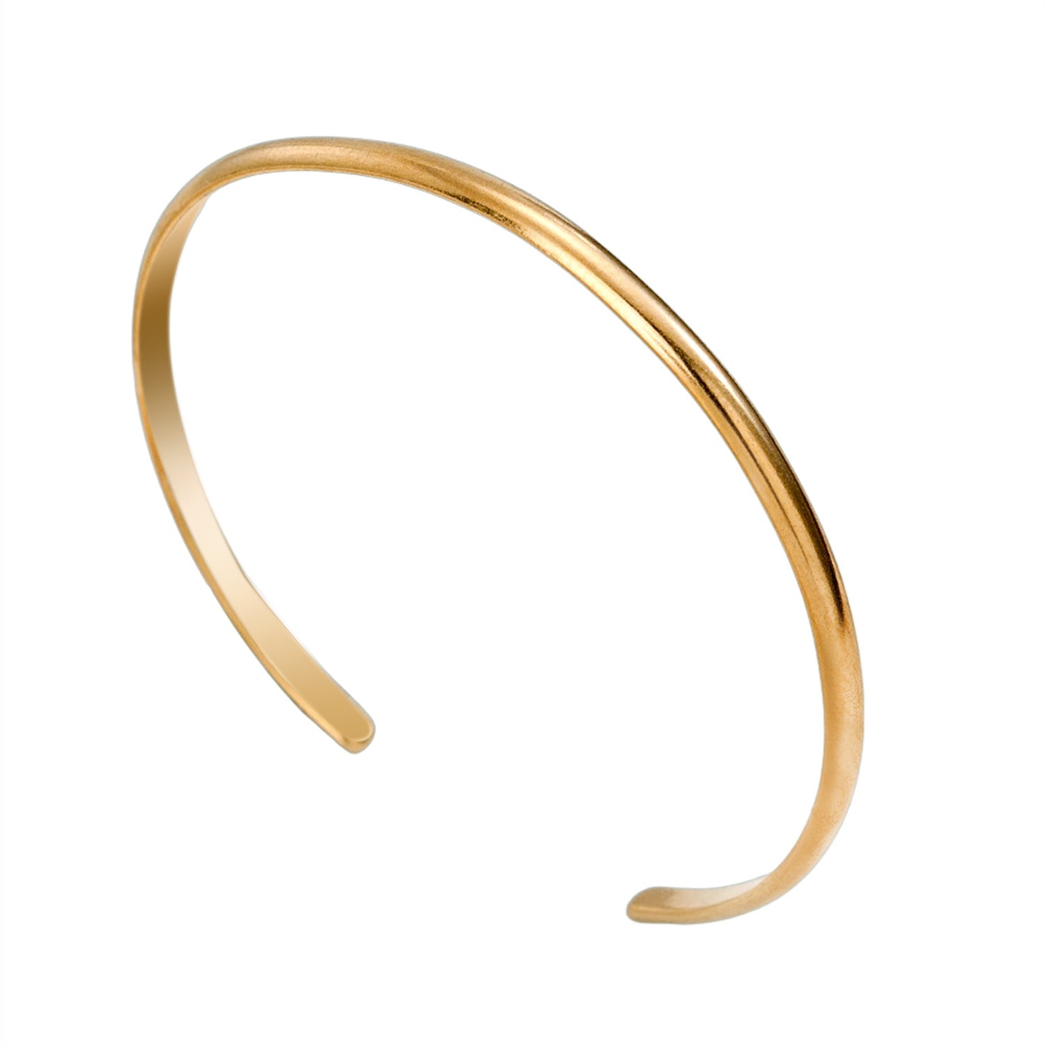 Cross-Border Fashion Personalized Electroplated Non-Fading Women's Bracelet with a Light Luxury and High-End Feel, Open Ring-Shaped Simple Bracelet