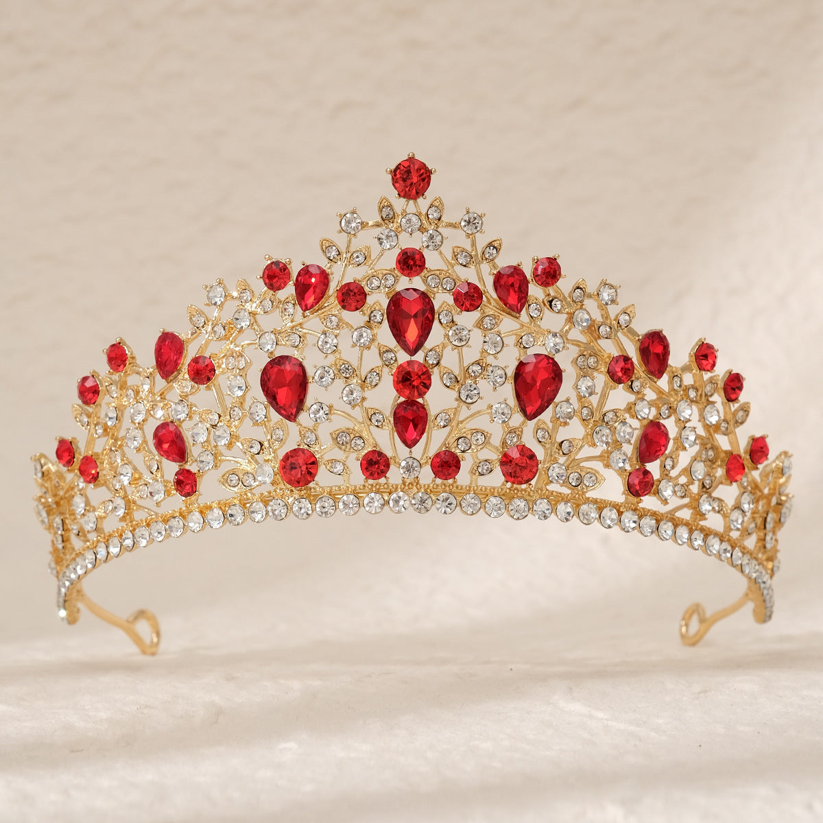 European and American All-match Bride Wedding Hair Accessories Light Luxury Full Diamond Birthday Party Crown Baroque Vintage Rhinestone Crown