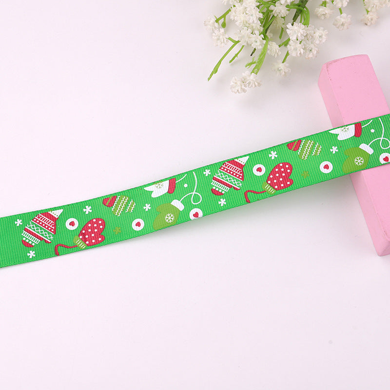 Cross-border Special Ribbon Wedding Christmas Packaging Ribbon Wholesale Exquisite Ribbon Gift Colorfulful Christmas Ribbon