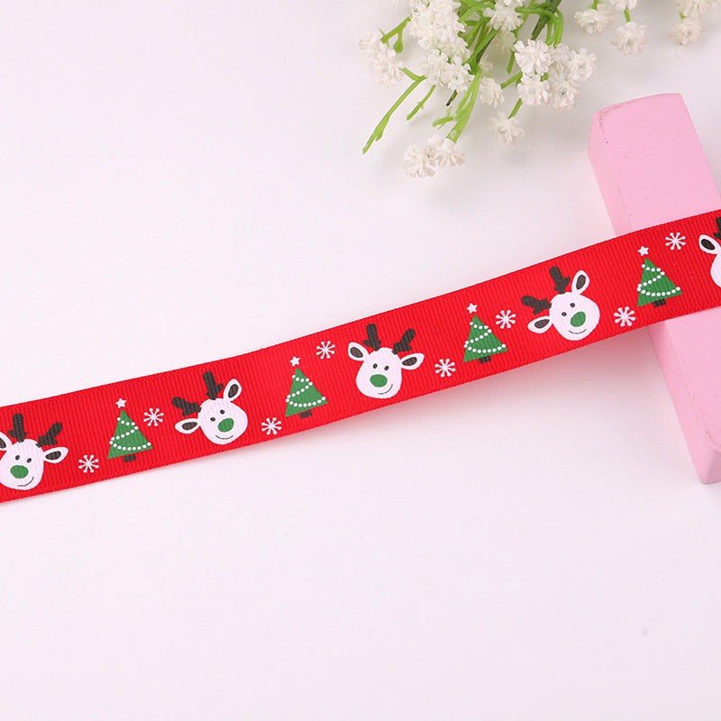Cross-border Special Ribbon Wedding Christmas Packaging Ribbon Wholesale Exquisite Ribbon Gift Colorfulful Christmas Ribbon