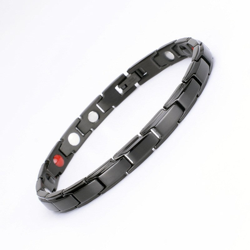 Temu Cross-Border Detachable Magnetic Bracelet European and American Fashion Unisex Couple Magnetic Bracelet Adjustable Watch Chain