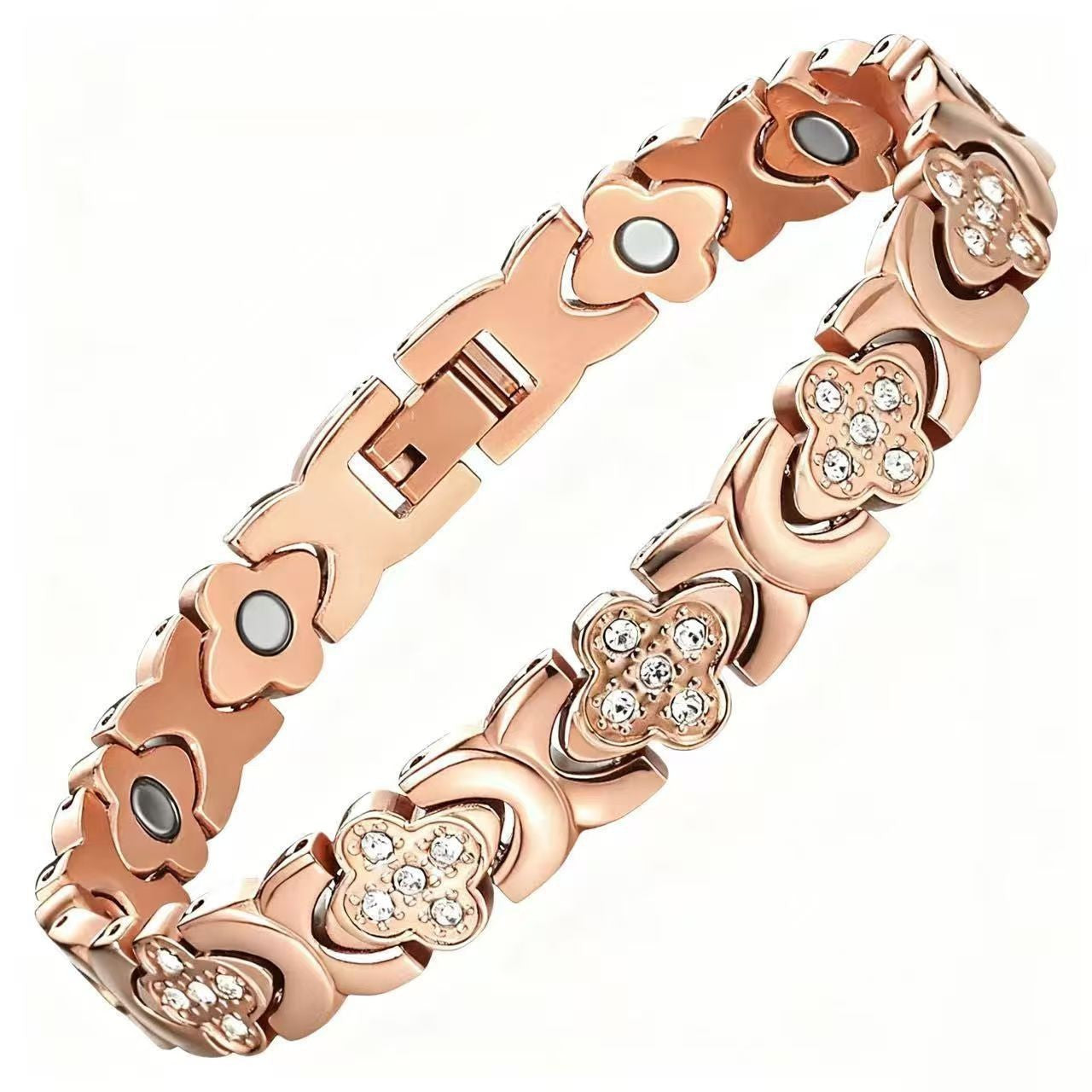 Temu Cross-Border Detachable Magnetic Bracelet European and American Fashion Unisex Couple Magnetic Bracelet Adjustable Watch Chain