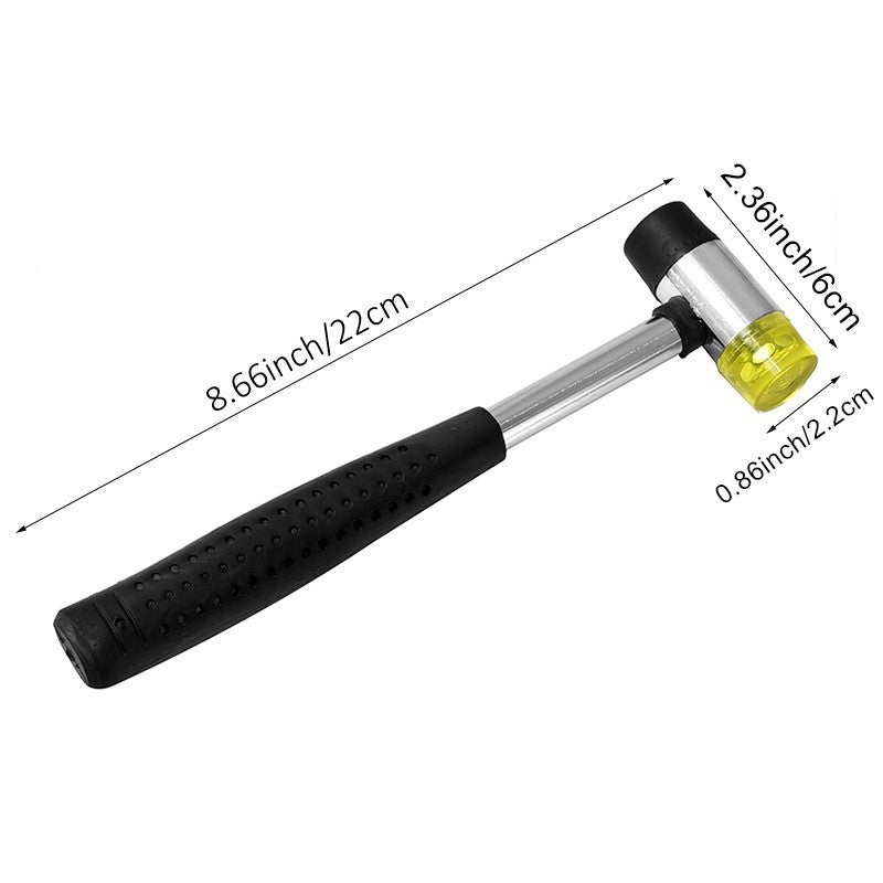 Cross-border boxed 10/15mm coat clothing four-in-one buckle 87-piece tool hammer set brass female and female hidden buckle